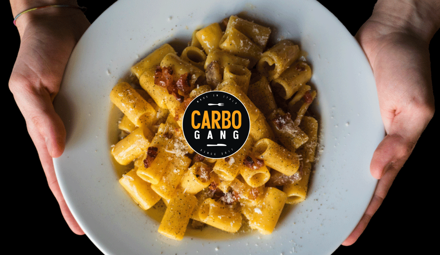 Carbogang carbonara essen food italien rom lazio pasta guanciale pecorino https://www.instagram.com/carbogang/ https://www.carbogang.com/