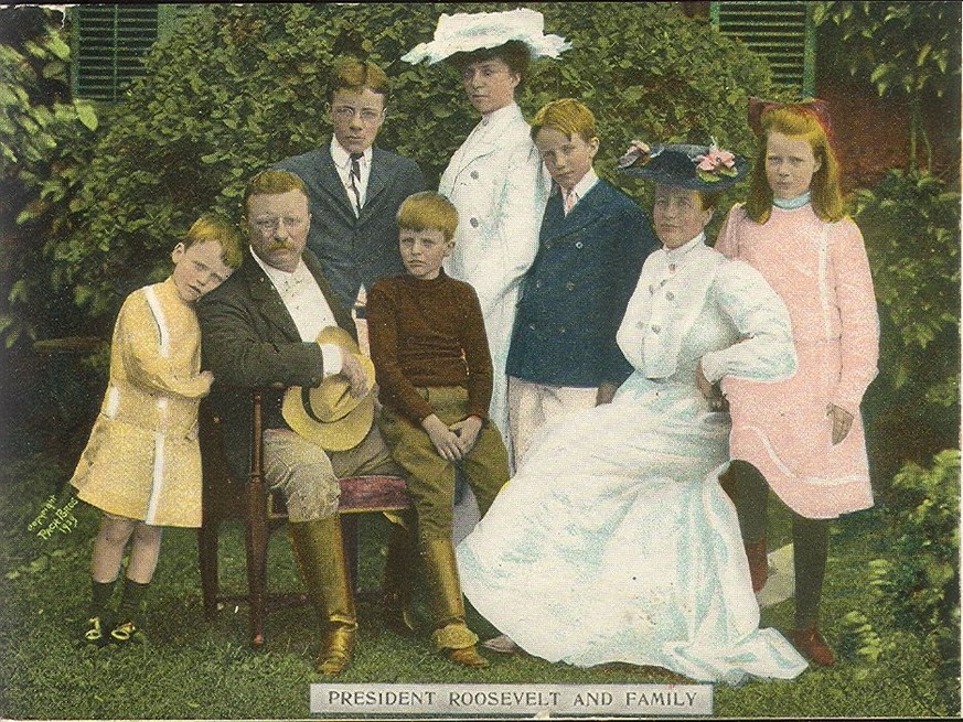 Die Familie Roosevelt mit First Lady Edith.