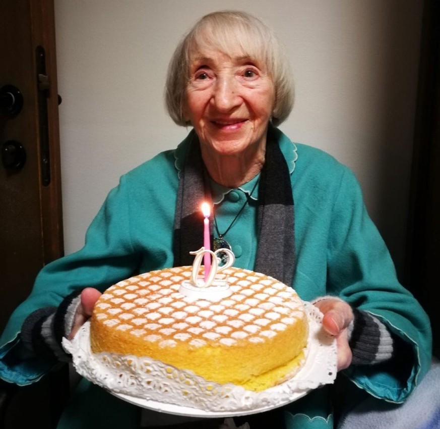 Italica Grondona an ihrem 102. Geburtstag.