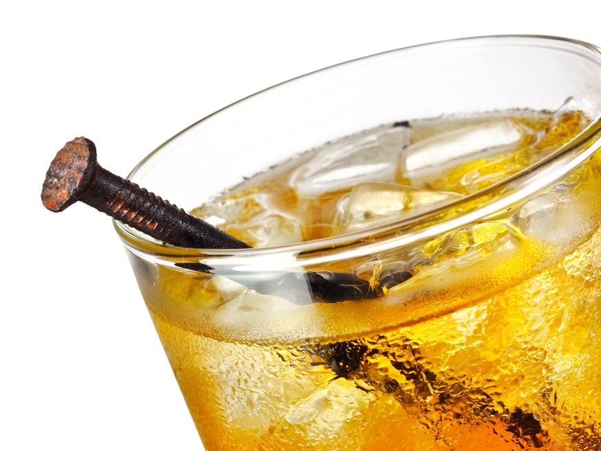rusty nail cocktail whisky whiskey drambuie trinken drinks alkohol