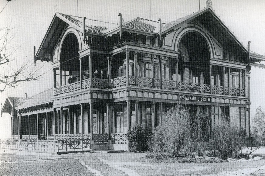 Berggasthaus Uto-Kulm 1882.