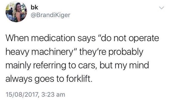 PS: Forklift = Gabelstapler.&nbsp;