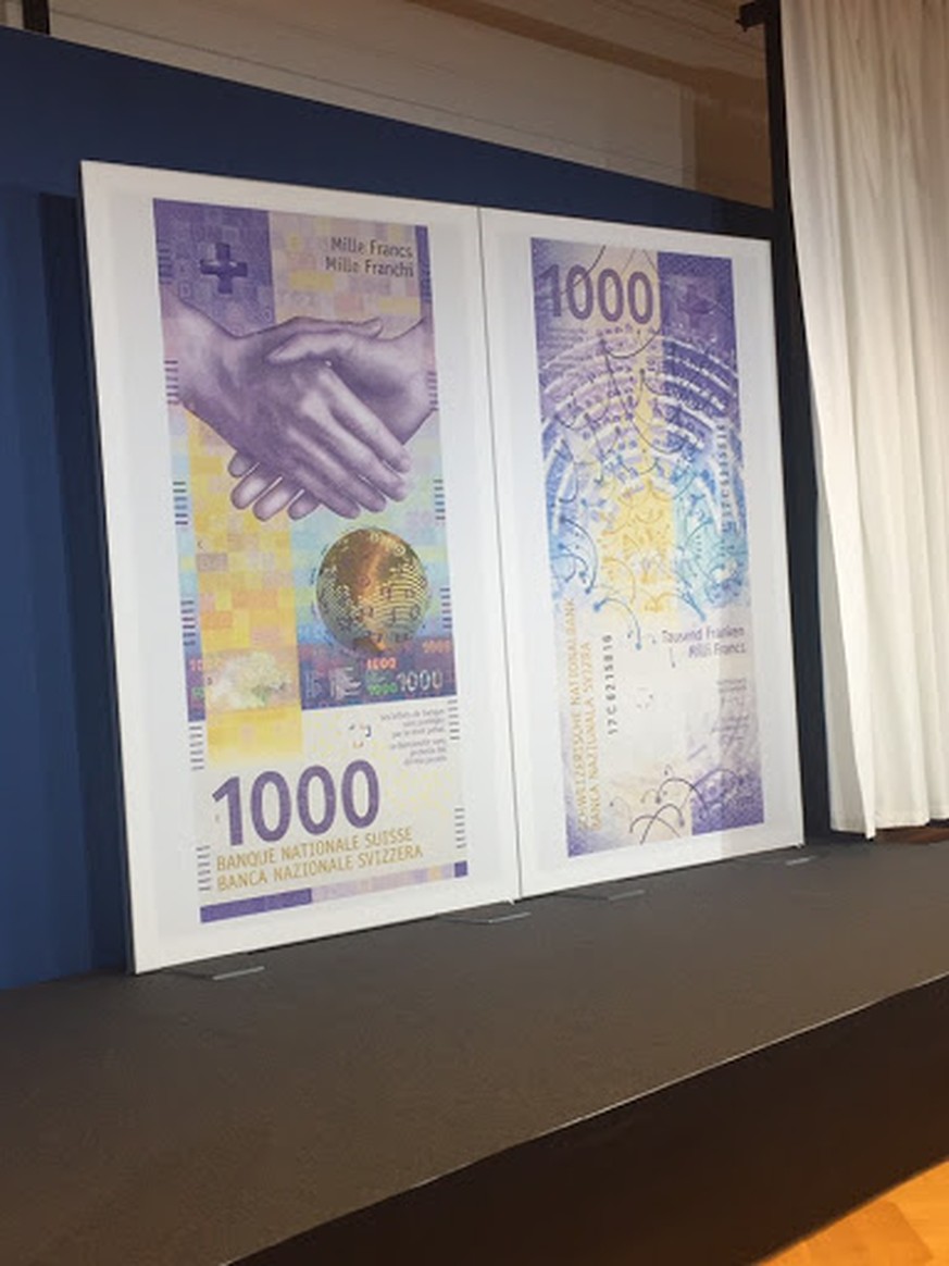 Die neue 1000-Franken-Note