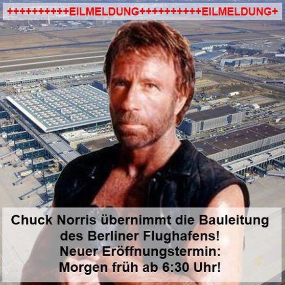 Warum der Berliner Flughafen nun doch fertig wurde (dieses Meme ist sieben Jahre alt ...)
