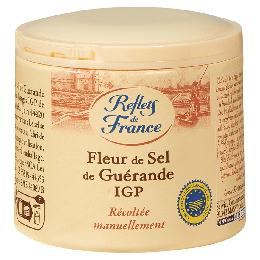 fleur de sel salz frankreich würzen kochen essen food https://ooshop.carrefour.fr/3245390126702/fleur-de-sel-de-guerande-igp-reflets-de-france?pk=fleur+de+sel