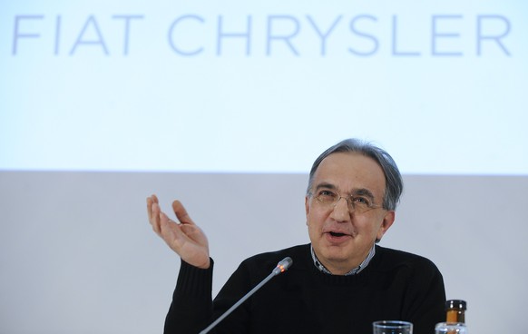 Sergio Marchionne, Chief Executive of Fiat Chrysler Automobiles (FCA), gestures during a news conference in Turin March 31, 2014. Marchionne has told shareholders to expect plenty of good news as the  ...