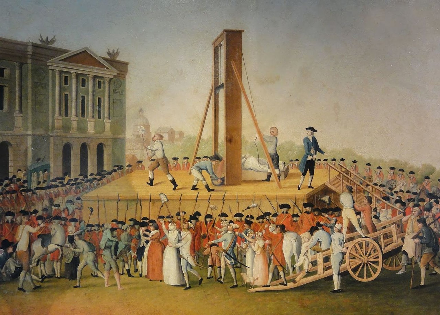 Marie Antoinette wurde am 16. Oktober 1793 um 12 Uhr auf dem Revolutionsplatz, dem heutigen Place de la Concorde, enthauptet. Ihre würdevolle Haltung bis zum bitteren Ende rang auch ihren ärgsten Fein ...