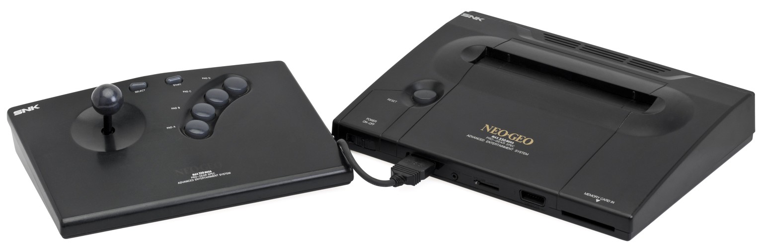 Neo Geo: Schwarz, elegant und sehr teuer.