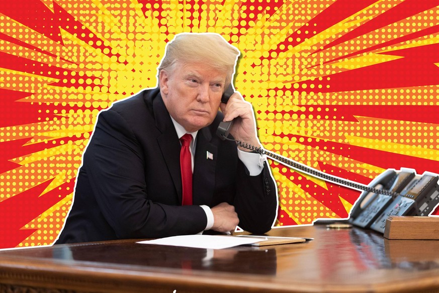 President Donald Trump speaks on the phone Nov. 14, 2018, with FEMA Administrator Brock Long, about the wildfires in California BSLOC20189200 For usage credit please use PUBLICATIONxINxGERxSUIxAUTxONL ...