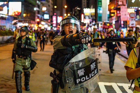 SWISS PRESS PHOTO 2020 - 3. PREIS AUSLAND: ALEX KUEHNI - Die Proteste in der chinesischen Sonderverwaltungszone Hongkong, die im Sommer 2019 ausgebrochen sind, gehoeren inzwischen zum alltaeglichen St ...