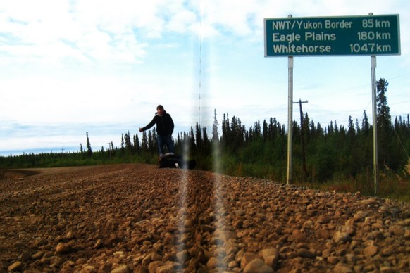 Auszug aus einem alten Fotoalbum: 2008 trampte ich schon einmal durch den Westen Kanadas.