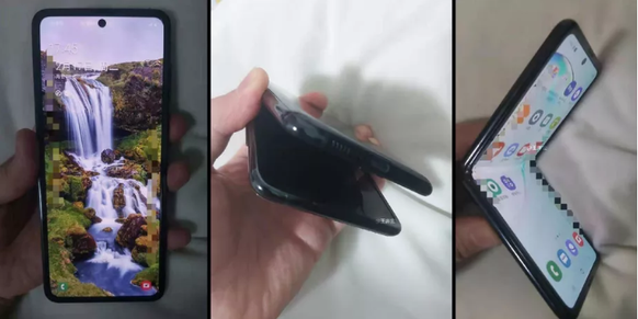 Beim Galaxy Fold wurde das Smartphone zu einem Tablet aufgeklappt. Beim neuen Bloom (Foto) wird das Gerät gefaltet, damit es besser in die Hosentasche passt.