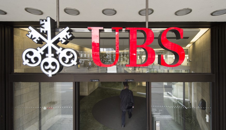 Signet der UBS in Zürich.